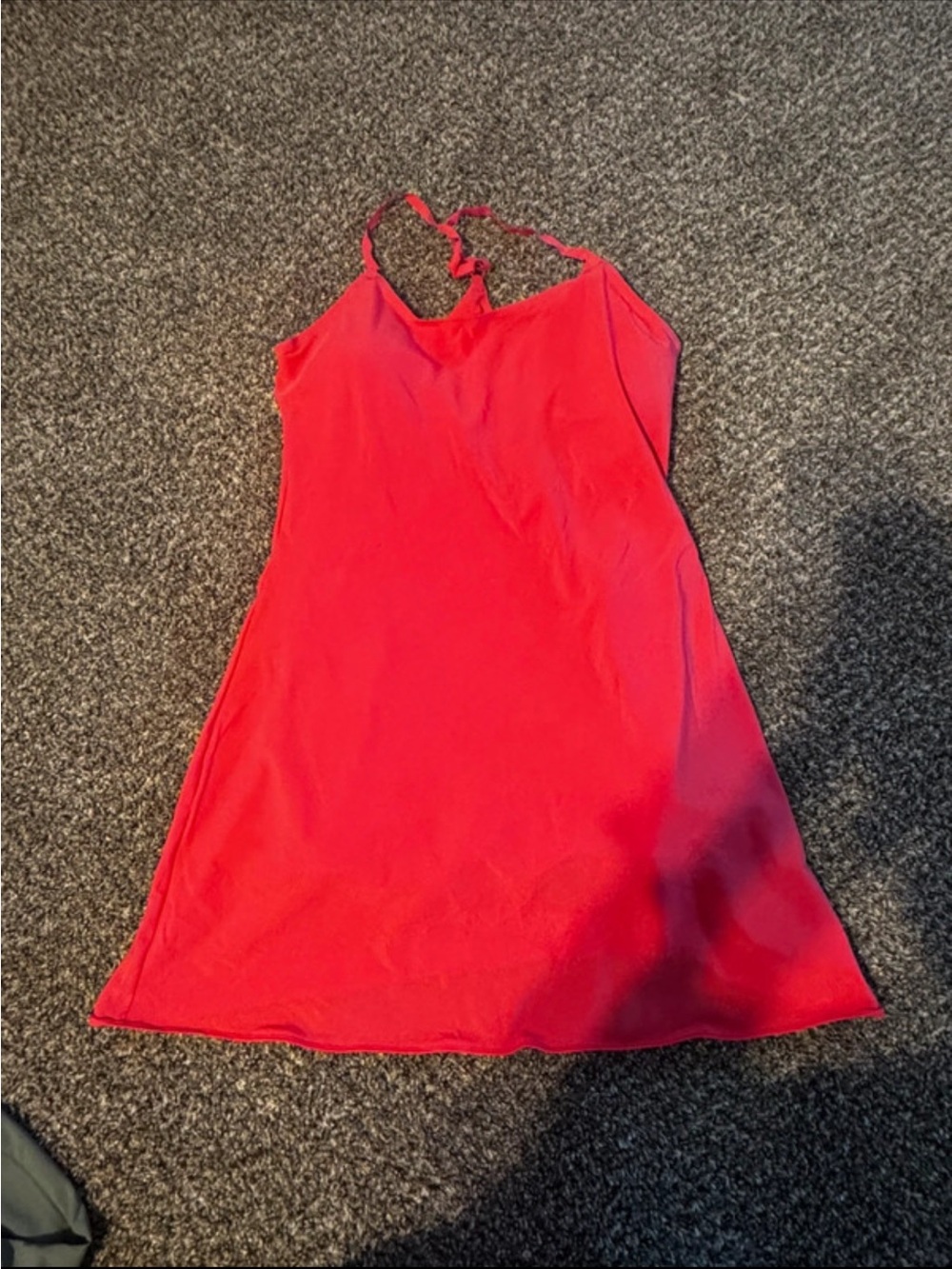 Outdoor Voices Bright pink Halter Mini Dress NWOT